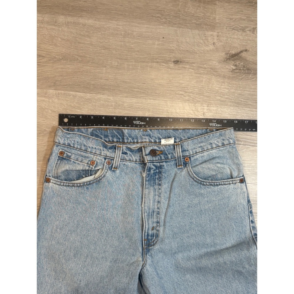 Levis 550 Relaxed Fit Tapered Leg Jeans Mens W34 L34 Light Wash Denim Vinateg - Picture 4 of 8